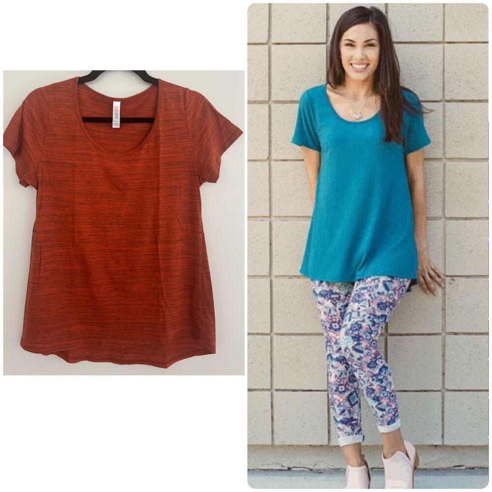 Lularoe Heathered Classic Tee